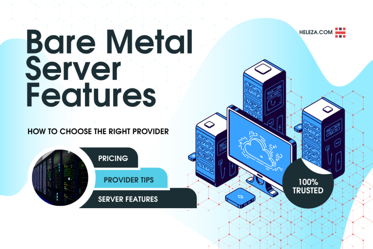 Rack of bare metal servers ready for high-performance workloads.